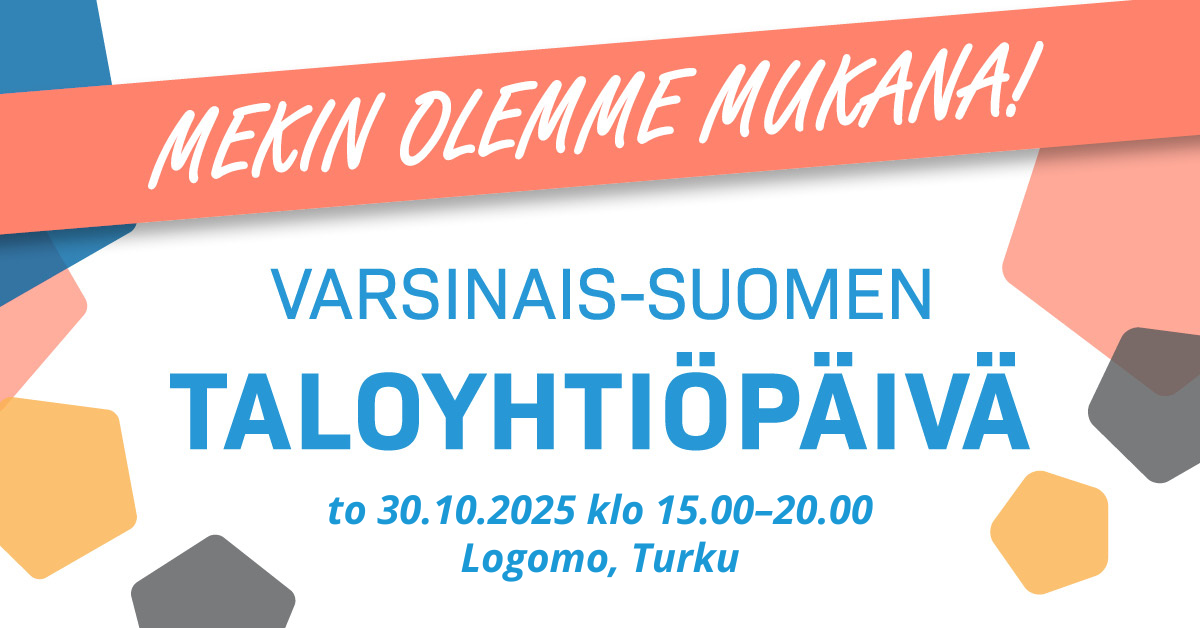 Hissi- ja Liukuporrashuolto Pyykoski Oy osallistuu Varsinais-Suomen Taloyhtiöpäivään